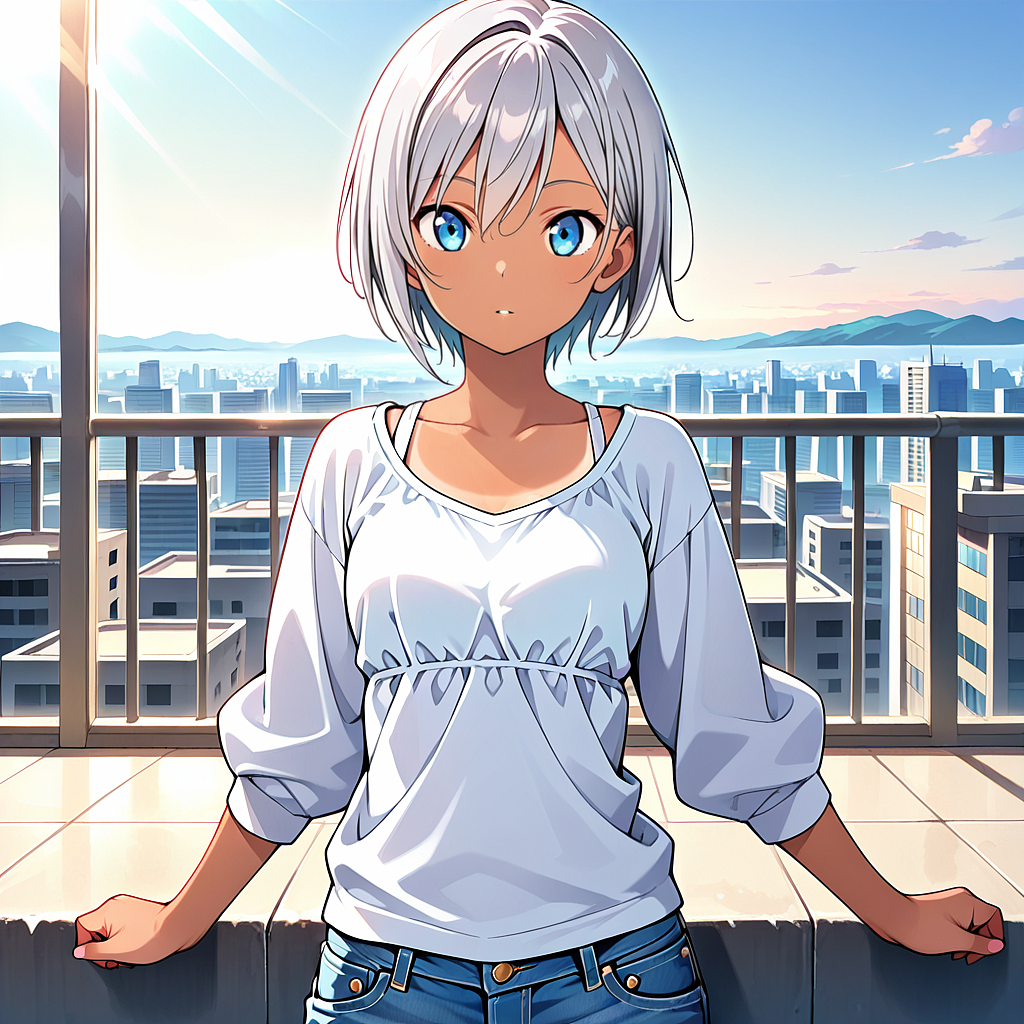 front viewで生成した例