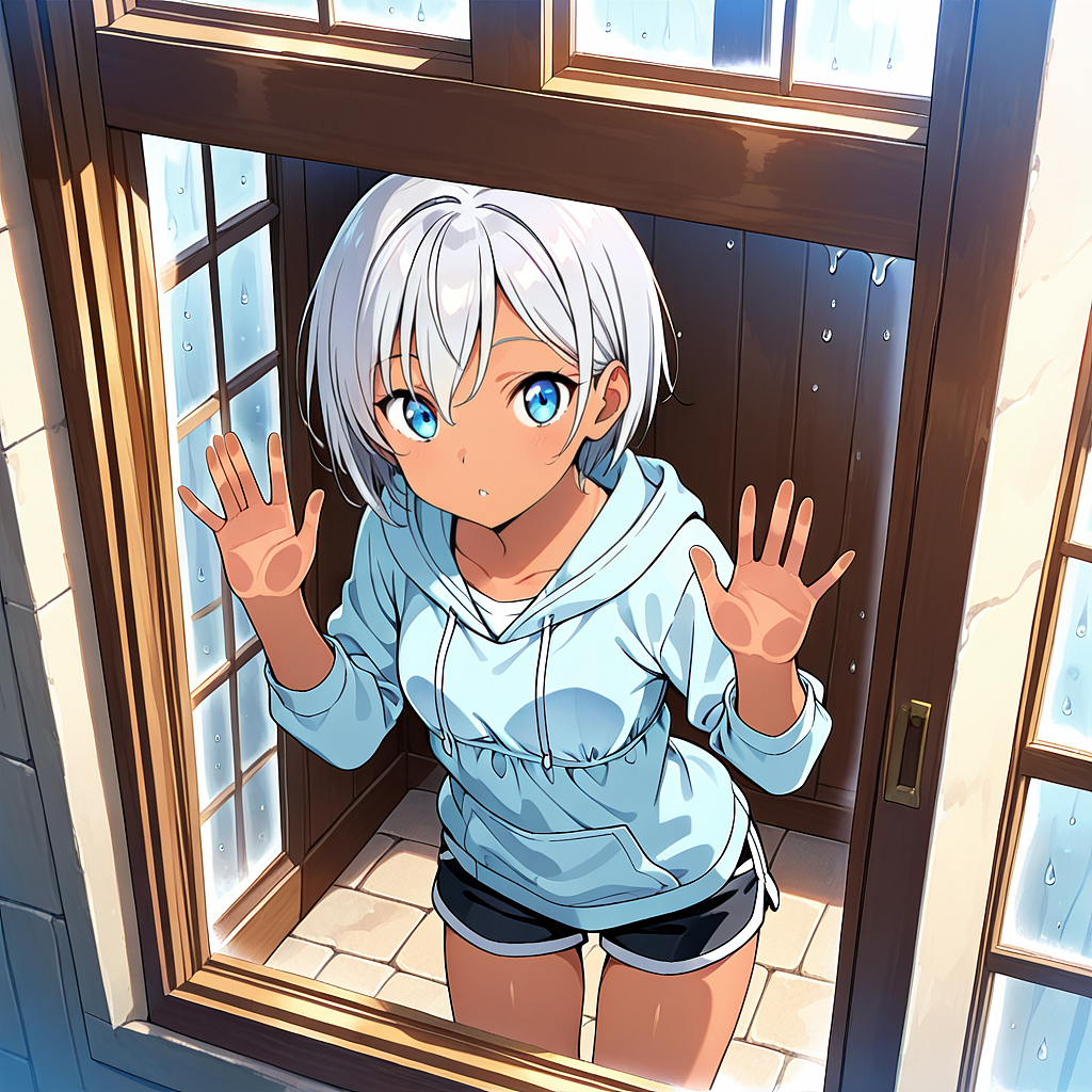through a windowで生成した例