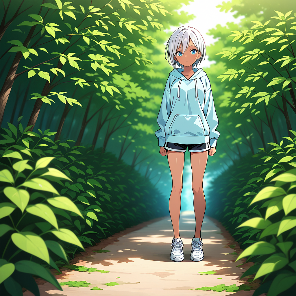 shot through foliageで生成した例