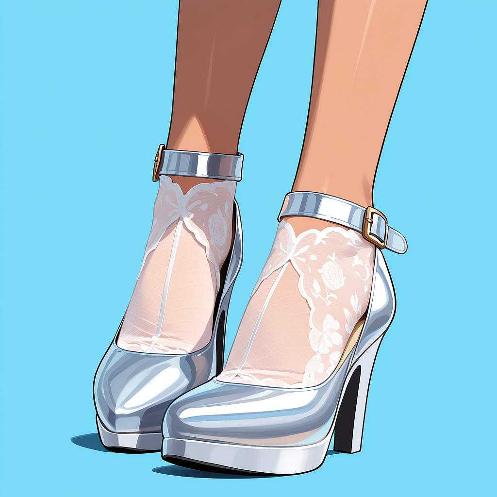 瑠水奈のヒール姿
