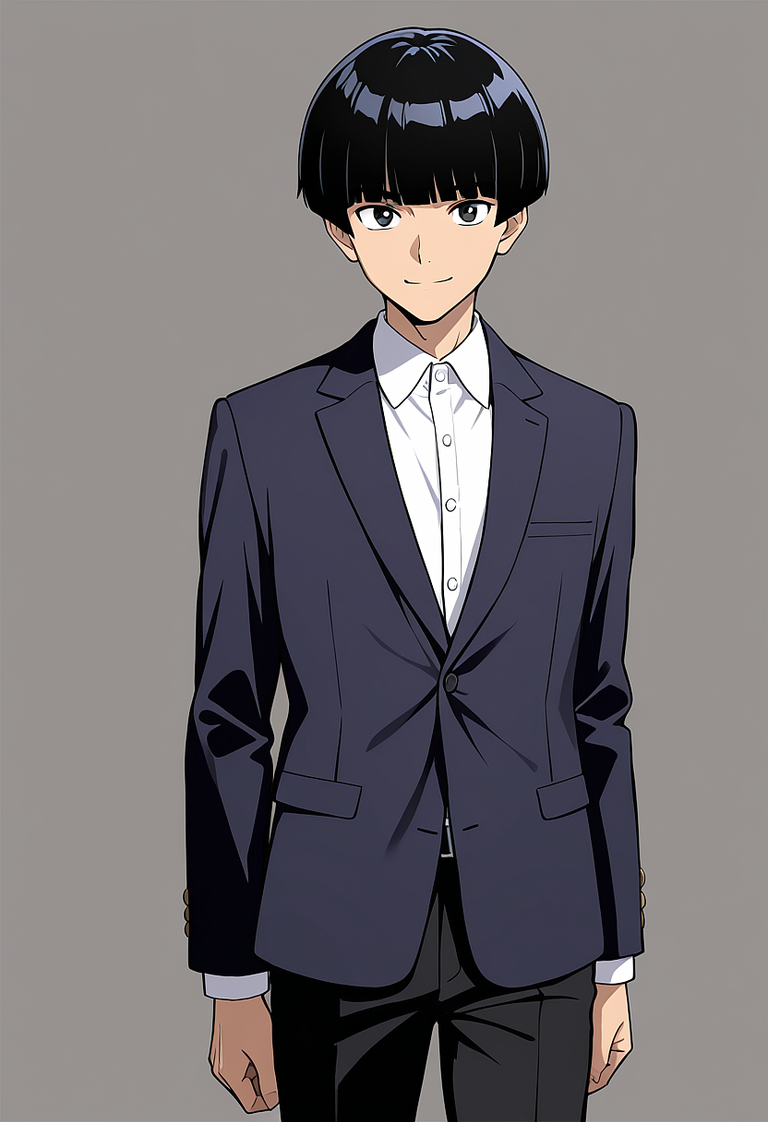 男性の髪型（マッシュ／bowl cut）