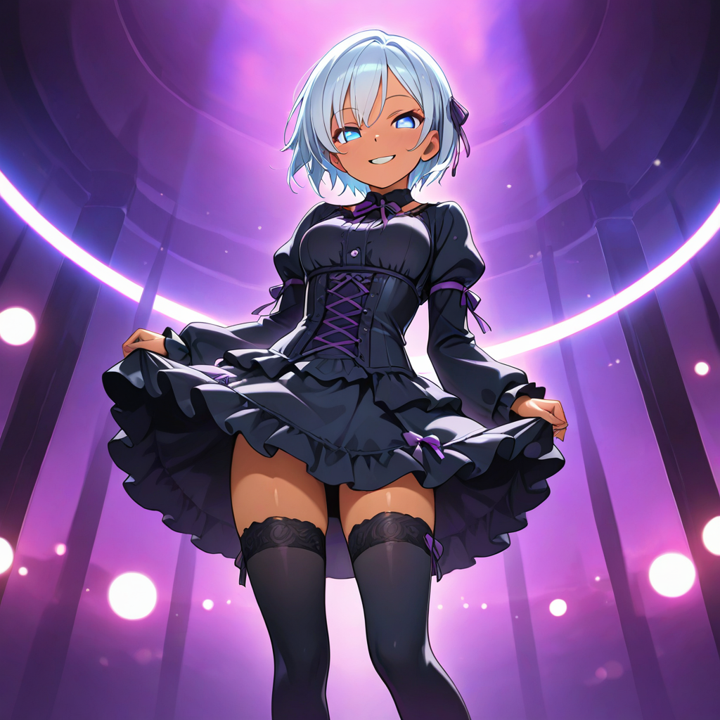 purple lightingの例