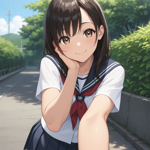 LoRAなしで生成した画像